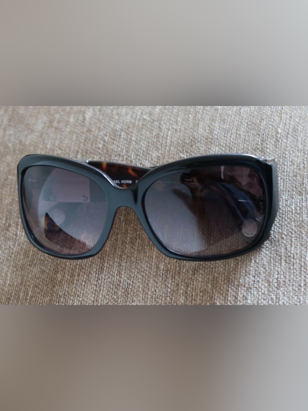 Michael Kors Dark Brown Gradient Lens Oversized Women's Sunglasses